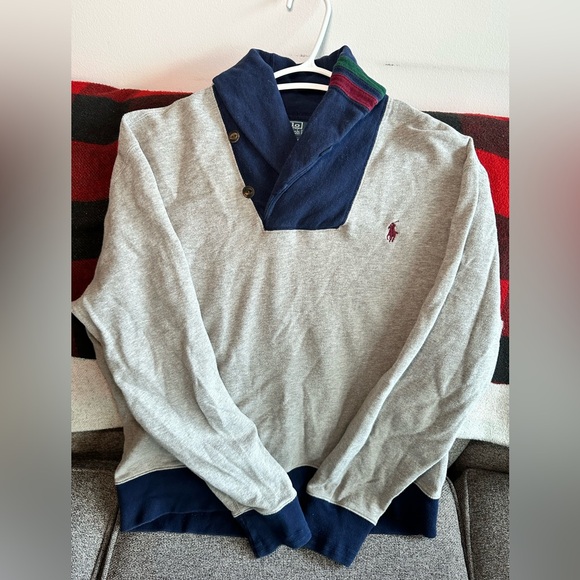 Polo Ralph Lauren Rare Design Collar Pullover - Picture 1 of 3